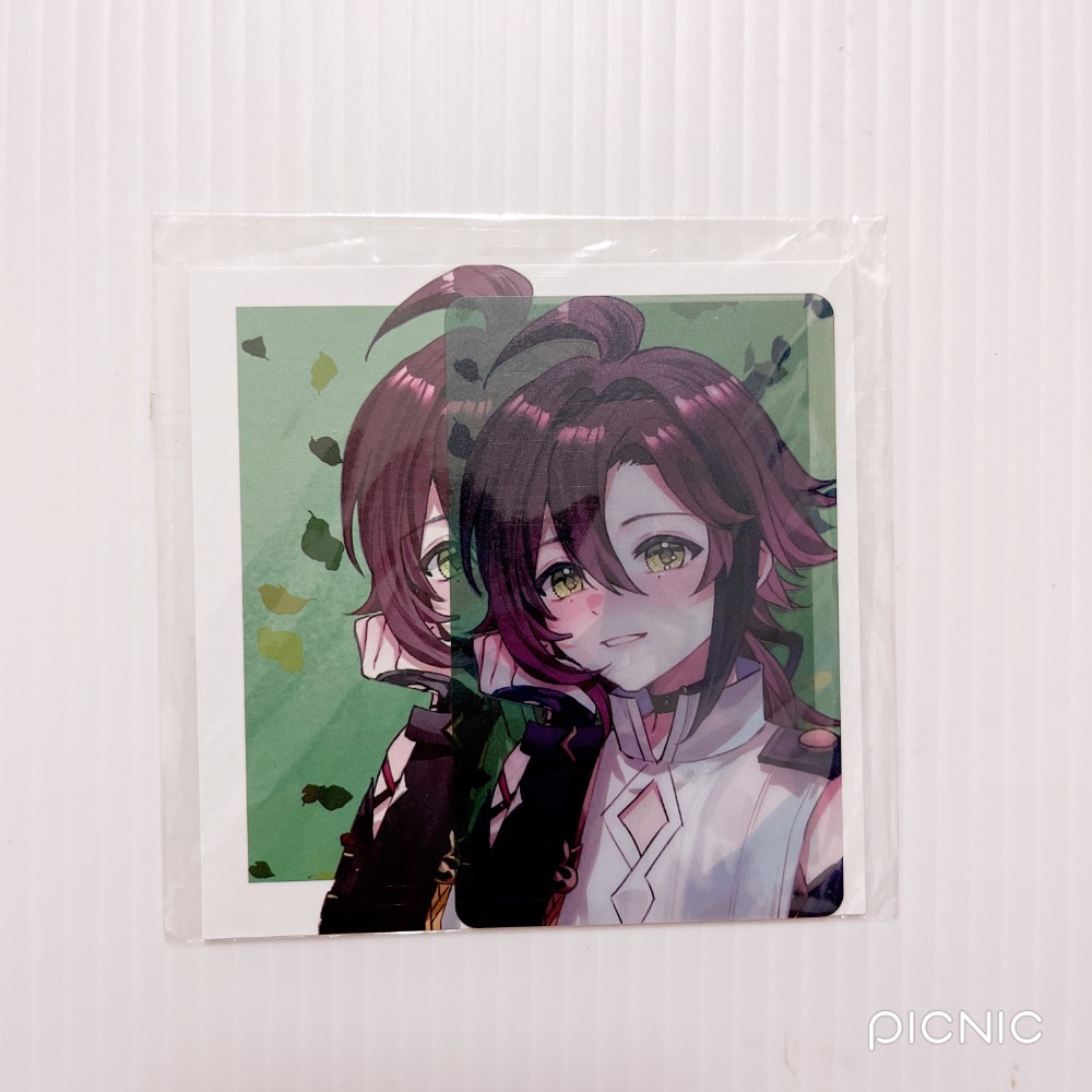 現貨🎐風精靈🎐原神同人｜鹿野院平藏 小鹿 拍立得 明信片 方卡 立牌 色紙 吊飾 麻將 透卡 原神周邊 原神週邊-規格圖2