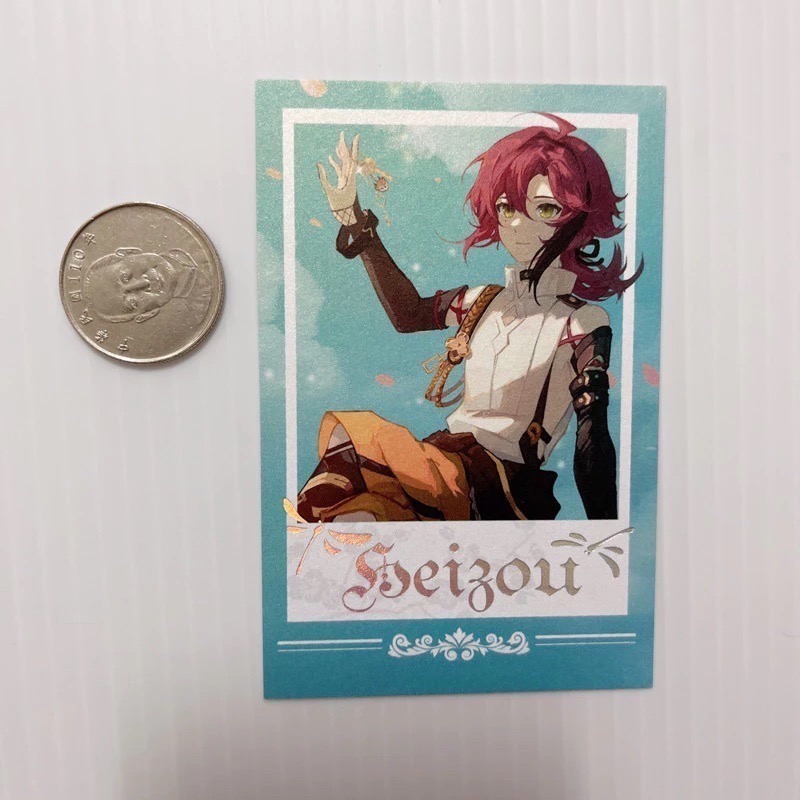 現貨🎐風精靈🎐原神同人｜鹿野院平藏 小鹿 拍立得 明信片 方卡 立牌 色紙 吊飾 麻將 透卡 原神周邊 原神週邊-規格圖2