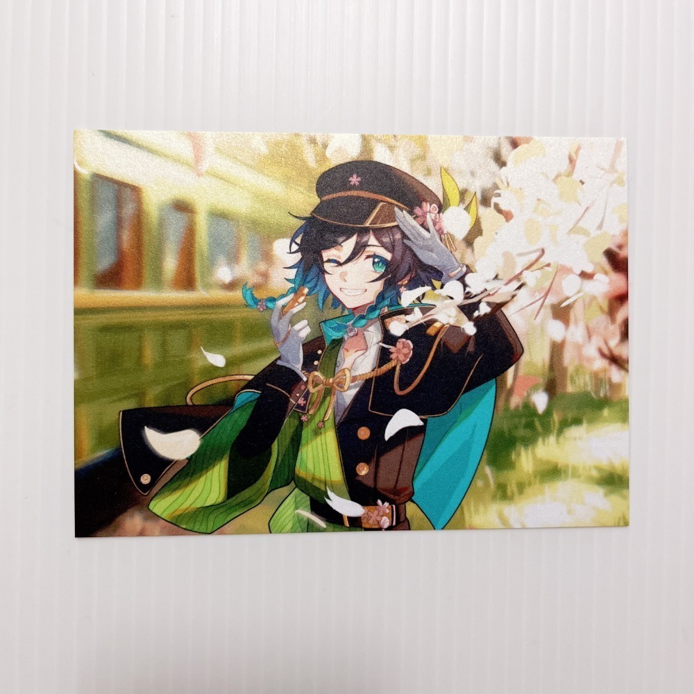 現貨🎐風精靈🎐原神同人｜溫迪 風神 蒙德 拍立得 明信片 透卡 鐳射票 娃娃 立牌 吊飾 原神周邊 原神週邊-規格圖5