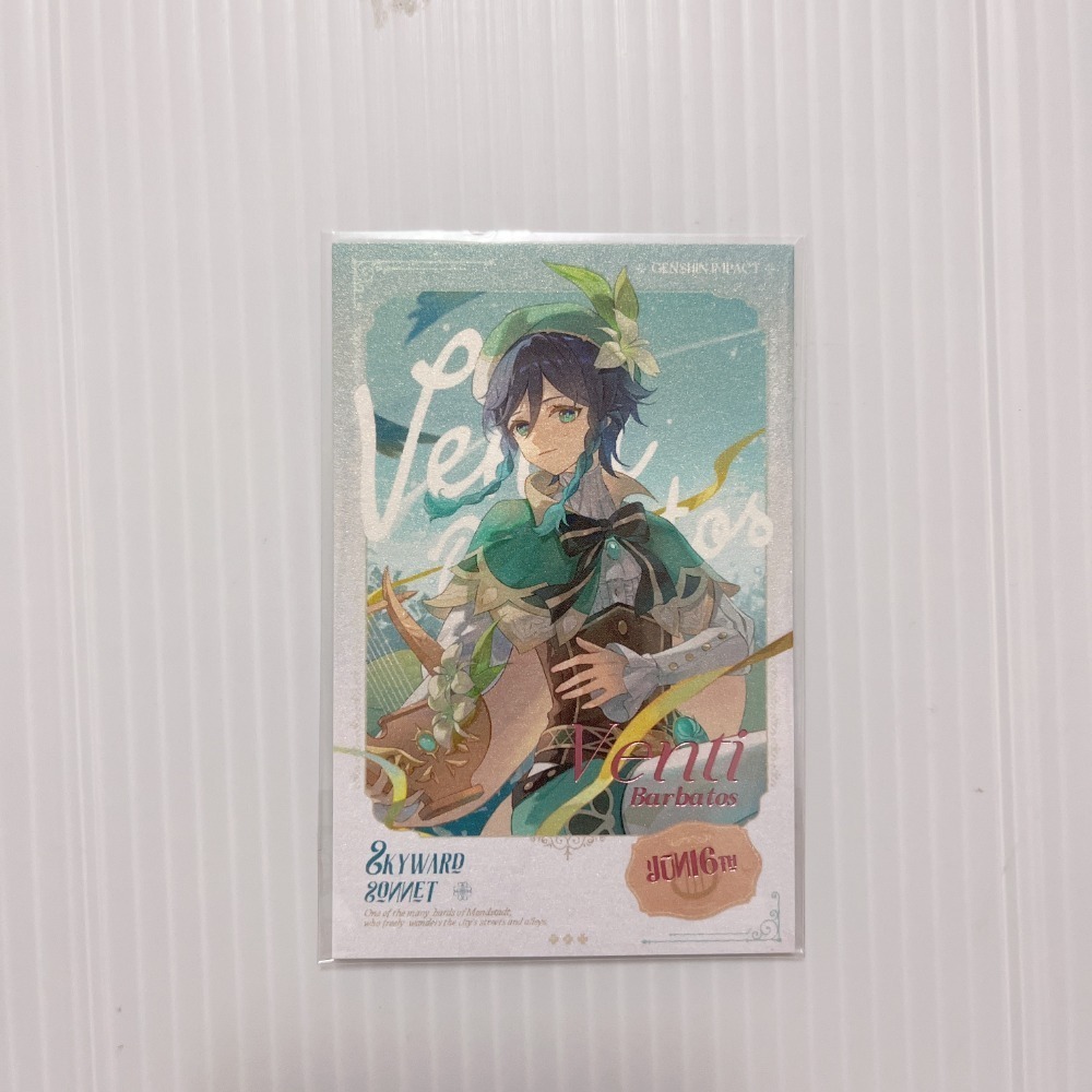 現貨🎐風精靈🎐原神同人｜溫迪 風神 蒙德 拍立得 明信片 透卡 鐳射票 娃娃 立牌 吊飾 原神周邊 原神週邊-規格圖5