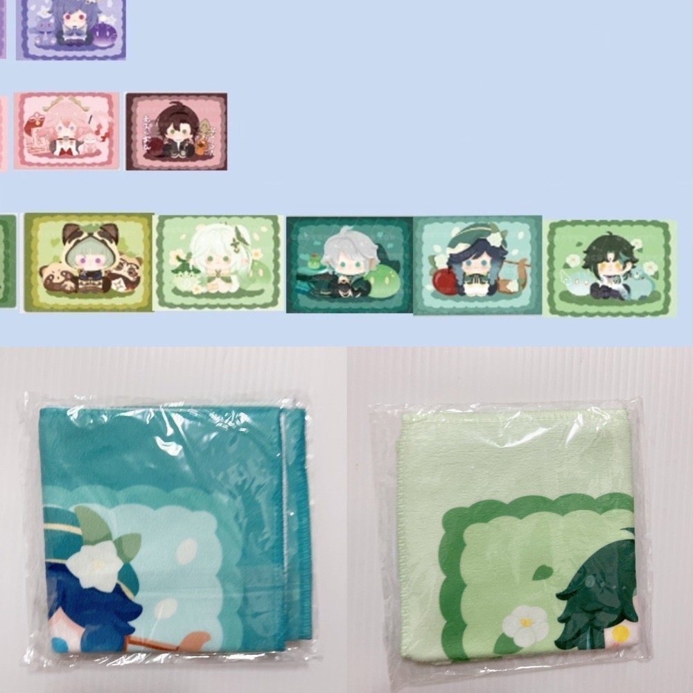 現貨🎐風精靈🎐原神同人｜溫迪 風神 蒙德 拍立得 明信片 方卡 鐳射票 花札牌 小方巾 原神周邊 原神週邊-規格圖1