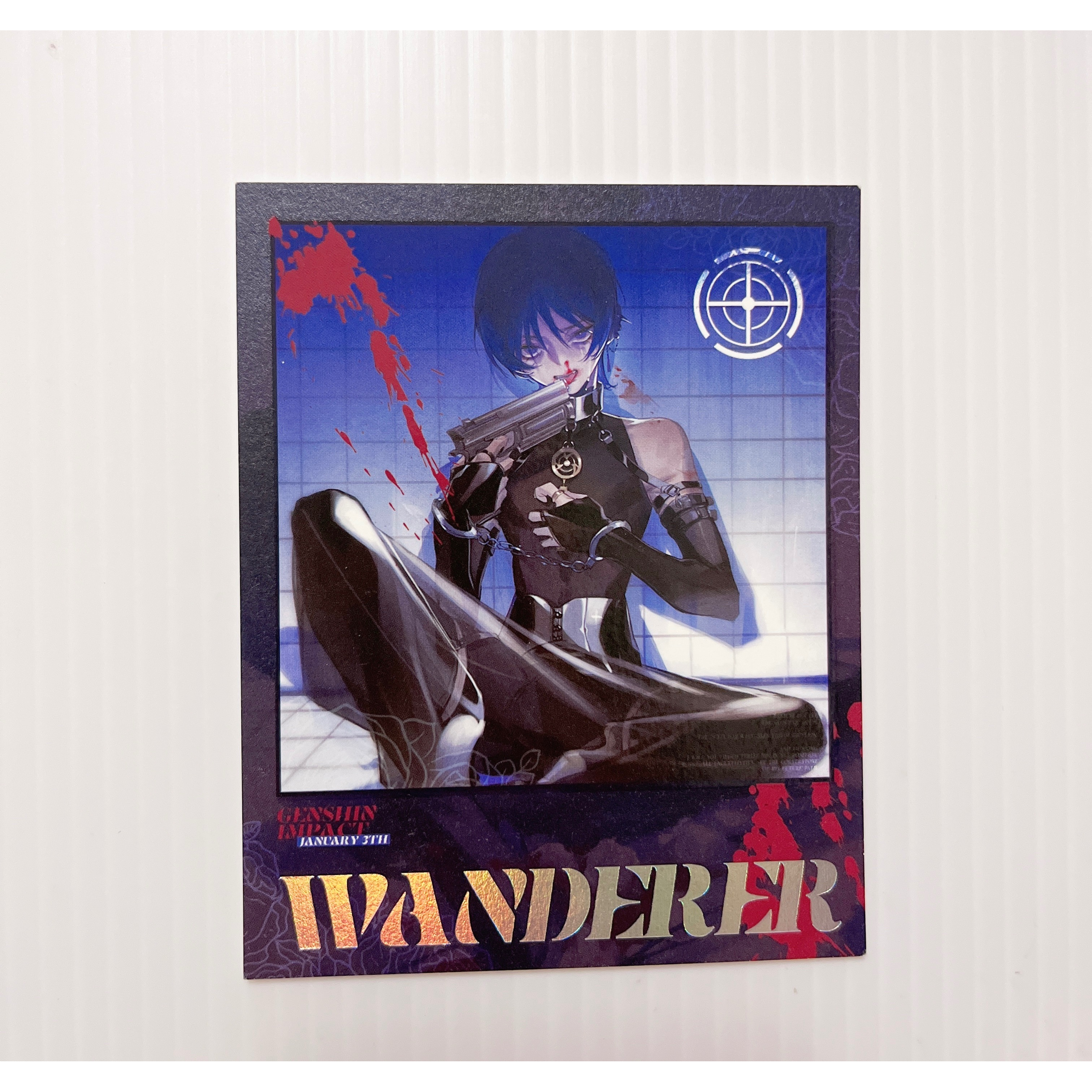 現貨🎐風精靈🎐原神同人｜流浪者 散兵 拍立得 明信片 透卡 紙夾相卡 色紙 票根 花札牌 原神周邊 原神週邊-細節圖2