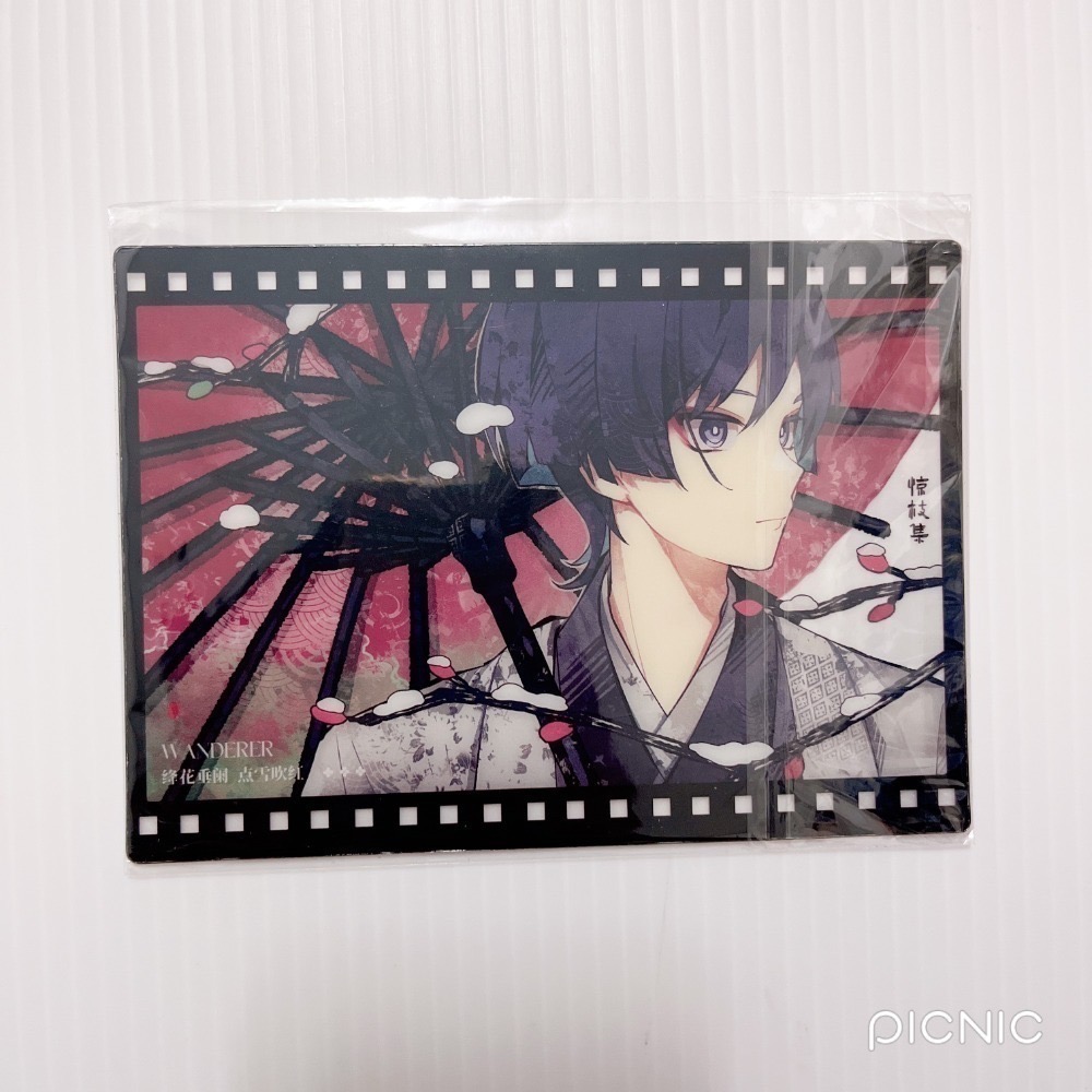 現貨🎐風精靈🎐原神同人｜流浪者 散兵 拍立得 明信片 透卡 紙夾相卡 色紙 票根 花札牌 原神周邊 原神週邊-規格圖4