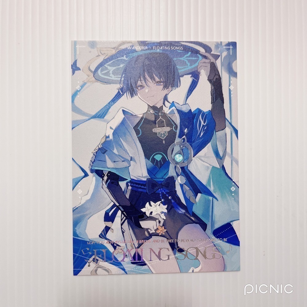 現貨🎐風精靈🎐原神同人｜流浪者 散兵 拍立得 明信片 透卡 紙夾相卡 色紙 票根 花札牌 原神周邊 原神週邊-規格圖4