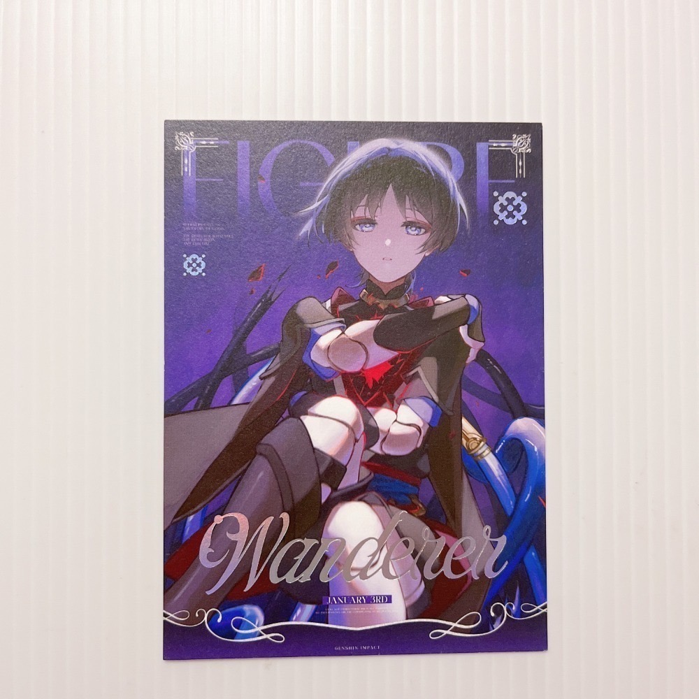 現貨🎐風精靈🎐原神同人｜流浪者 散兵 拍立得 明信片 透卡 紙夾相卡 色紙 票根 花札牌 原神周邊 原神週邊-規格圖4