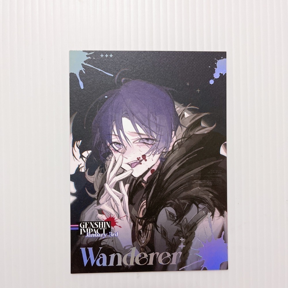 現貨🎐風精靈🎐原神同人｜流浪者 散兵 拍立得 明信片 透卡 紙夾相卡 色紙 票根 花札牌 原神周邊 原神週邊-規格圖4