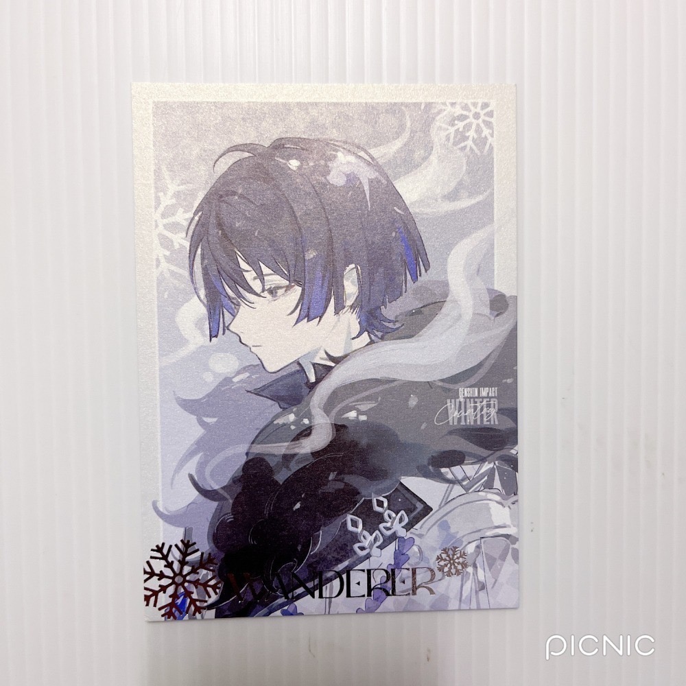 現貨🎐風精靈🎐原神同人｜流浪者 散兵 拍立得 明信片 透卡 紙夾相卡 色紙 票根 花札牌 原神周邊 原神週邊-規格圖4