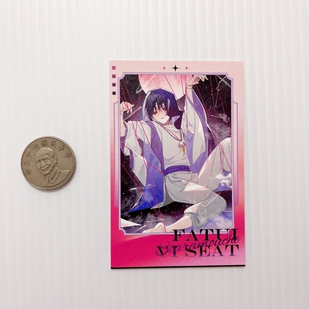 現貨🎐風精靈🎐原神同人｜流浪者 散兵 拍立得 明信片 透卡 紙夾相卡 色紙 票根 花札牌 原神周邊 原神週邊-規格圖4