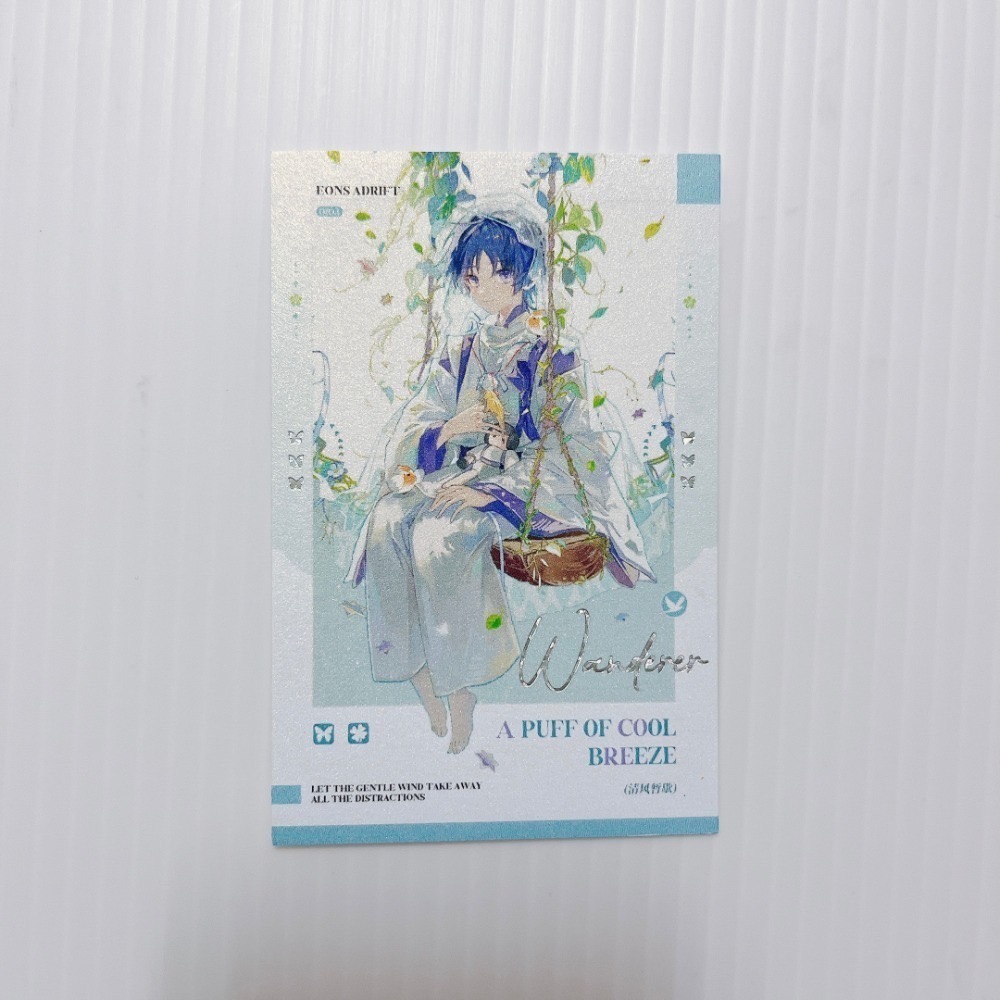 現貨🎐風精靈🎐原神同人｜流浪者 散兵 拍立得 明信片 透卡 紙夾相卡 色紙 票根 花札牌 原神周邊 原神週邊-規格圖4