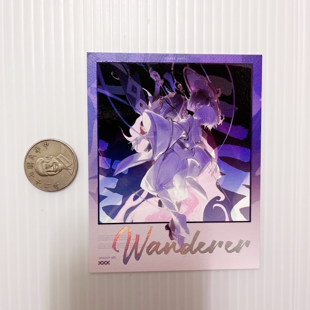 現貨🎐風精靈🎐原神同人｜流浪者 散兵 拍立得 明信片 透卡 紙夾相卡 色紙 票根 花札牌 原神周邊 原神週邊-規格圖4