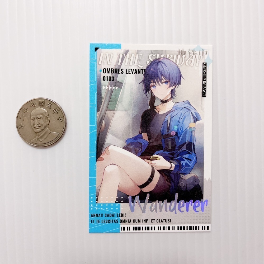 現貨🎐風精靈🎐原神同人｜流浪者 散兵 拍立得 明信片 透卡 紙夾相卡 色紙 票根 花札牌 原神周邊 原神週邊-規格圖4
