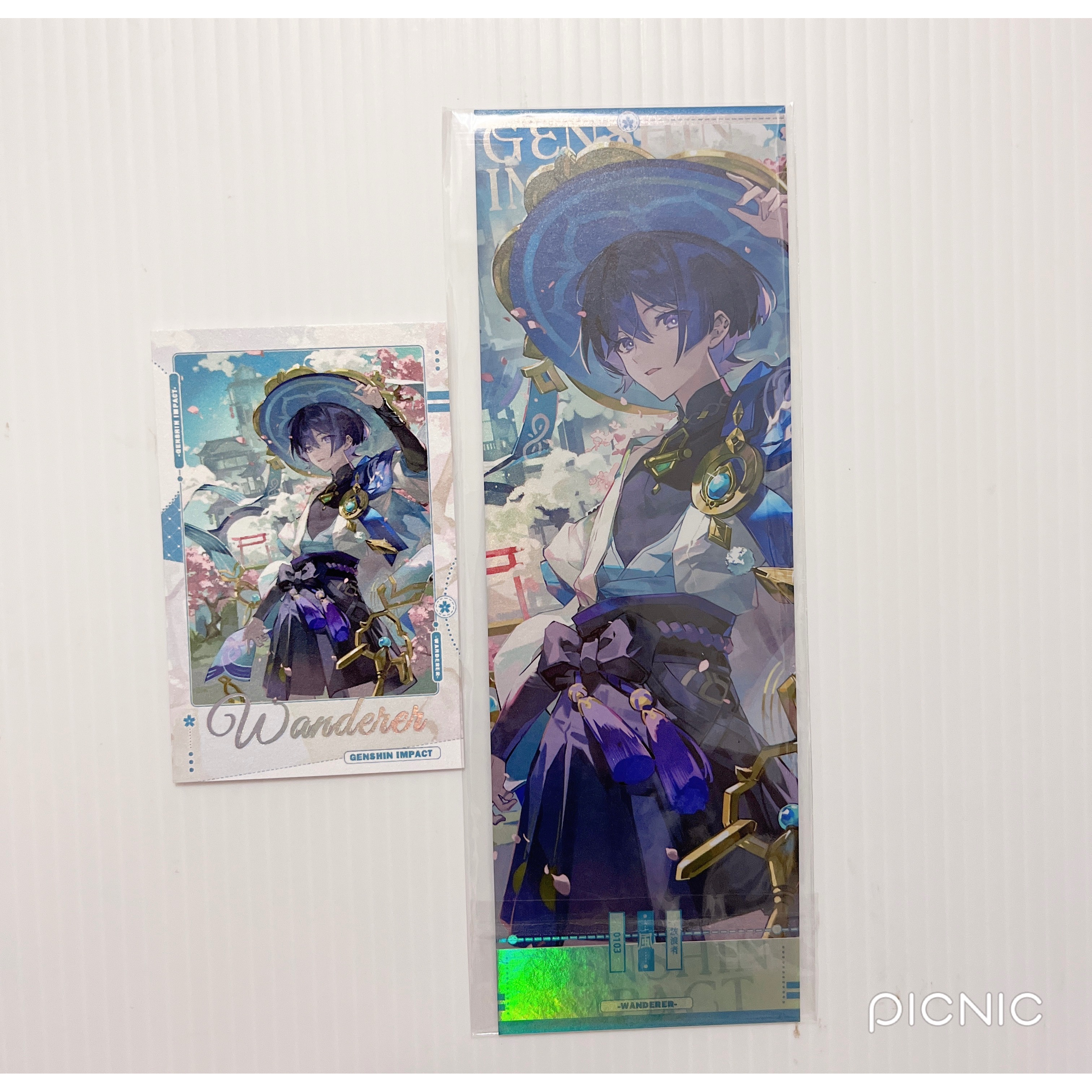 現貨🎐風精靈🎐原神同人｜流浪者 散兵 拍立得 明信片 透卡 紙夾相卡 色紙 票根 花札牌 原神周邊 原神週邊-細節圖10