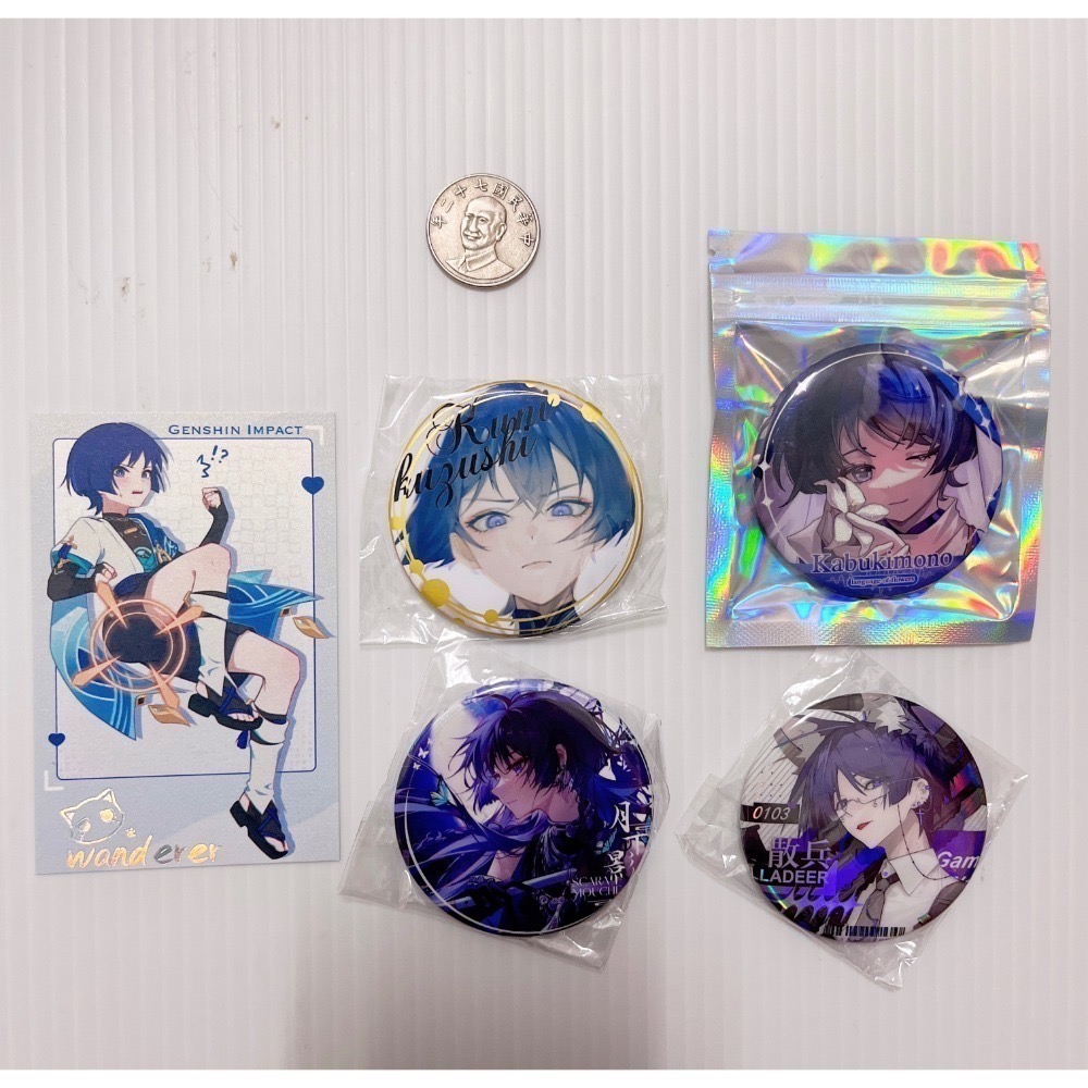 現貨🎐風精靈🎐原神同人｜流浪者 散兵 拍立得 明信片 透卡 紙夾相卡 色紙 票根 花札牌 原神周邊 原神週邊-規格圖10