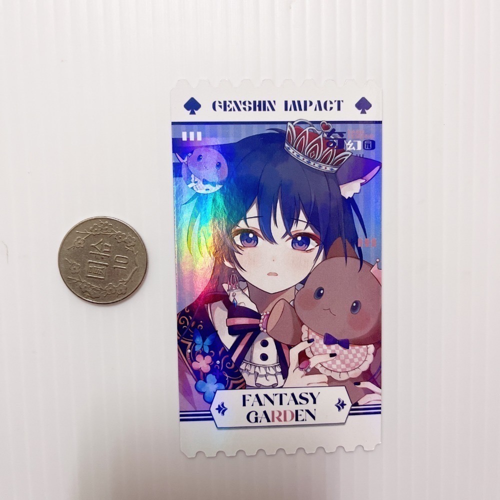 現貨🎐風精靈🎐原神同人｜流浪者 散兵 拍立得 明信片 透卡 紙夾相卡 色紙 票根 花札牌 原神周邊 原神週邊-規格圖10