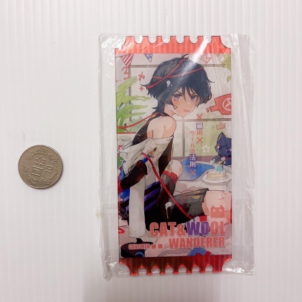 現貨🎐風精靈🎐原神同人｜流浪者 散兵 拍立得 明信片 透卡 紙夾相卡 色紙 票根 花札牌 原神周邊 原神週邊-規格圖10