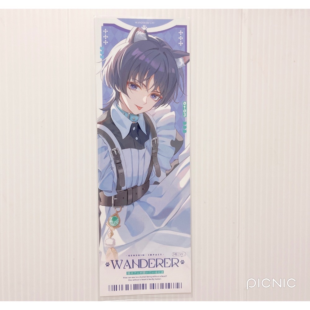 現貨🎐風精靈🎐原神同人｜流浪者 散兵 拍立得 明信片 透卡 紙夾相卡 色紙 票根 花札牌 原神周邊 原神週邊-規格圖10