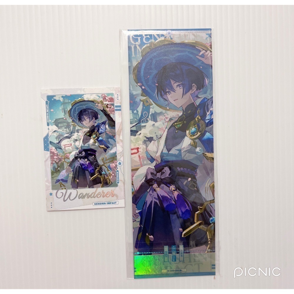 現貨🎐風精靈🎐原神同人｜流浪者 散兵 拍立得 明信片 透卡 紙夾相卡 色紙 票根 花札牌 原神周邊 原神週邊-規格圖10