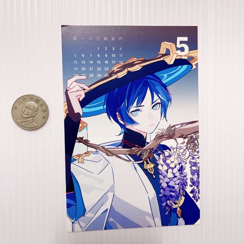 現貨🎐風精靈🎐原神同人｜流浪者 散兵 拍立得 明信片 紙夾相卡 色紙 花札牌 小立牌 徽章 原神周邊 原神週邊-規格圖1