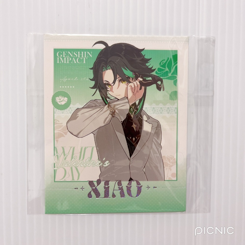 現貨🎐風精靈🎐原神同人｜魈 璃月 拍立得 明信片 紙夾相卡 色紙 花札牌 徽章 吊飾 原神周邊 原神週邊-規格圖1