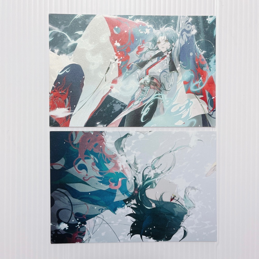 現貨🎐風精靈🎐原神同人｜魈 璃月 拍立得 明信片 紙夾相卡 色紙 花札牌 徽章 吊飾 原神周邊 原神週邊-規格圖1