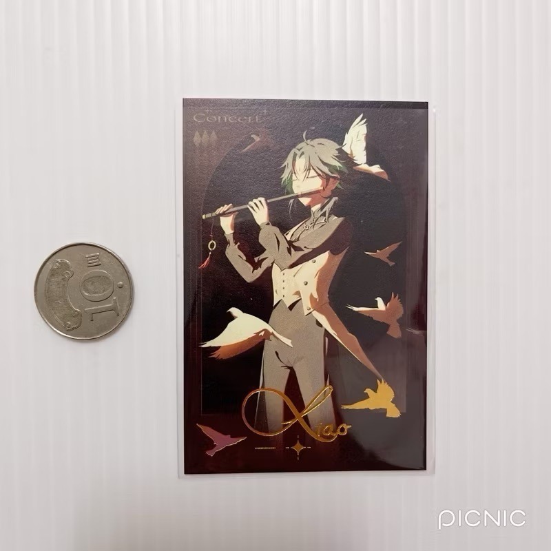 現貨🎐風精靈🎐原神同人｜魈 璃月 拍立得 明信片 紙夾相卡 色紙 花札牌 徽章 吊飾 原神周邊 原神週邊-規格圖1