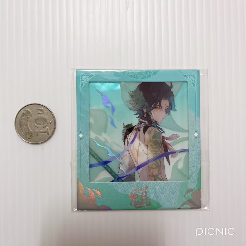 現貨🎐風精靈🎐原神同人｜魈 璃月 拍立得 明信片 紙夾相卡 色紙 花札牌 徽章 吊飾 原神周邊 原神週邊-規格圖1