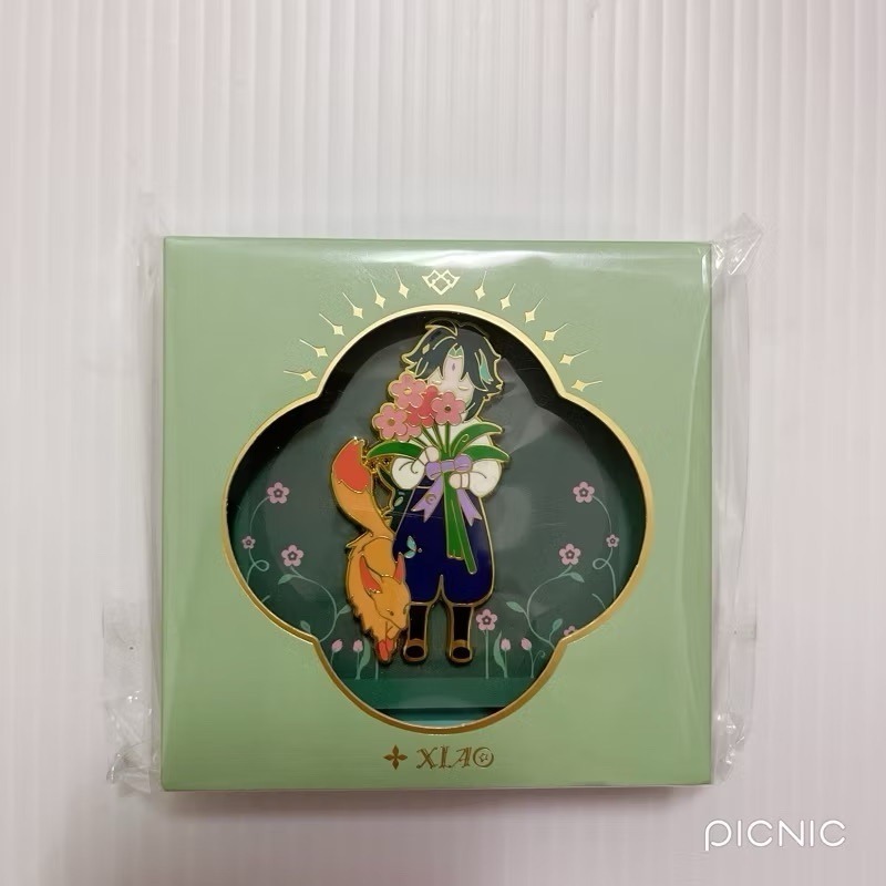 現貨🎐風精靈🎐原神同人｜魈 璃月 拍立得 明信片 紙夾相卡 色紙 花札牌 徽章 吊飾 原神周邊 原神週邊-規格圖1