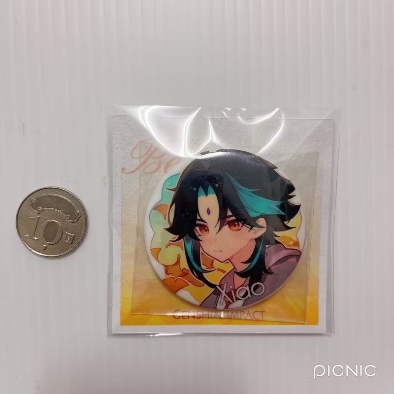 現貨🎐風精靈🎐原神同人｜魈 璃月 拍立得 明信片 紙夾相卡 色紙 花札牌 徽章 吊飾 原神周邊 原神週邊-規格圖1