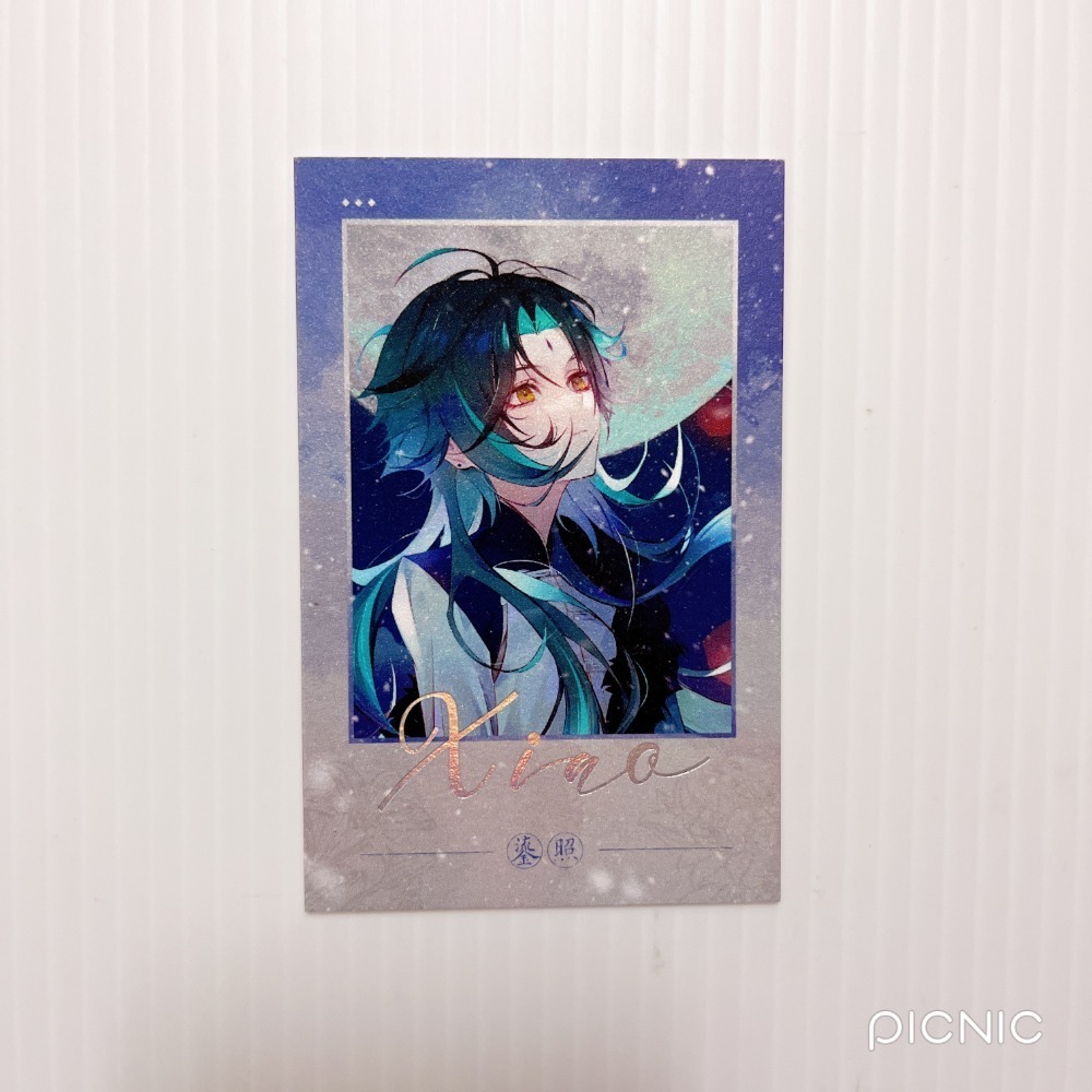 現貨🎐風精靈🎐原神同人｜魈 璃月 拍立得 明信片 紙夾相卡 色紙 花札牌 徽章 吊飾 原神周邊 原神週邊-規格圖1