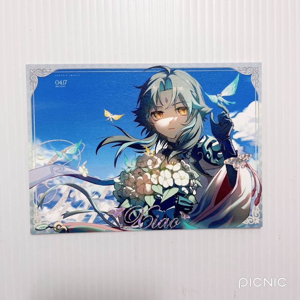 現貨🎐風精靈🎐原神同人｜魈 璃月 拍立得 明信片 紙夾相卡 色紙 花札牌 徽章 吊飾 原神周邊 原神週邊-規格圖1