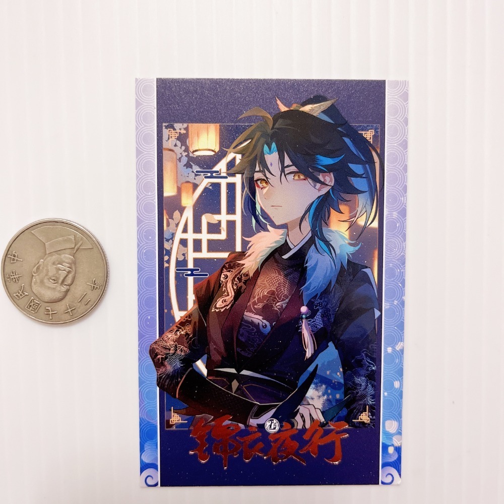 現貨🎐風精靈🎐原神同人｜魈 璃月 拍立得 明信片 紙夾相卡 花札牌 徽章 吊飾 透卡 原神周邊 原神週邊-規格圖3