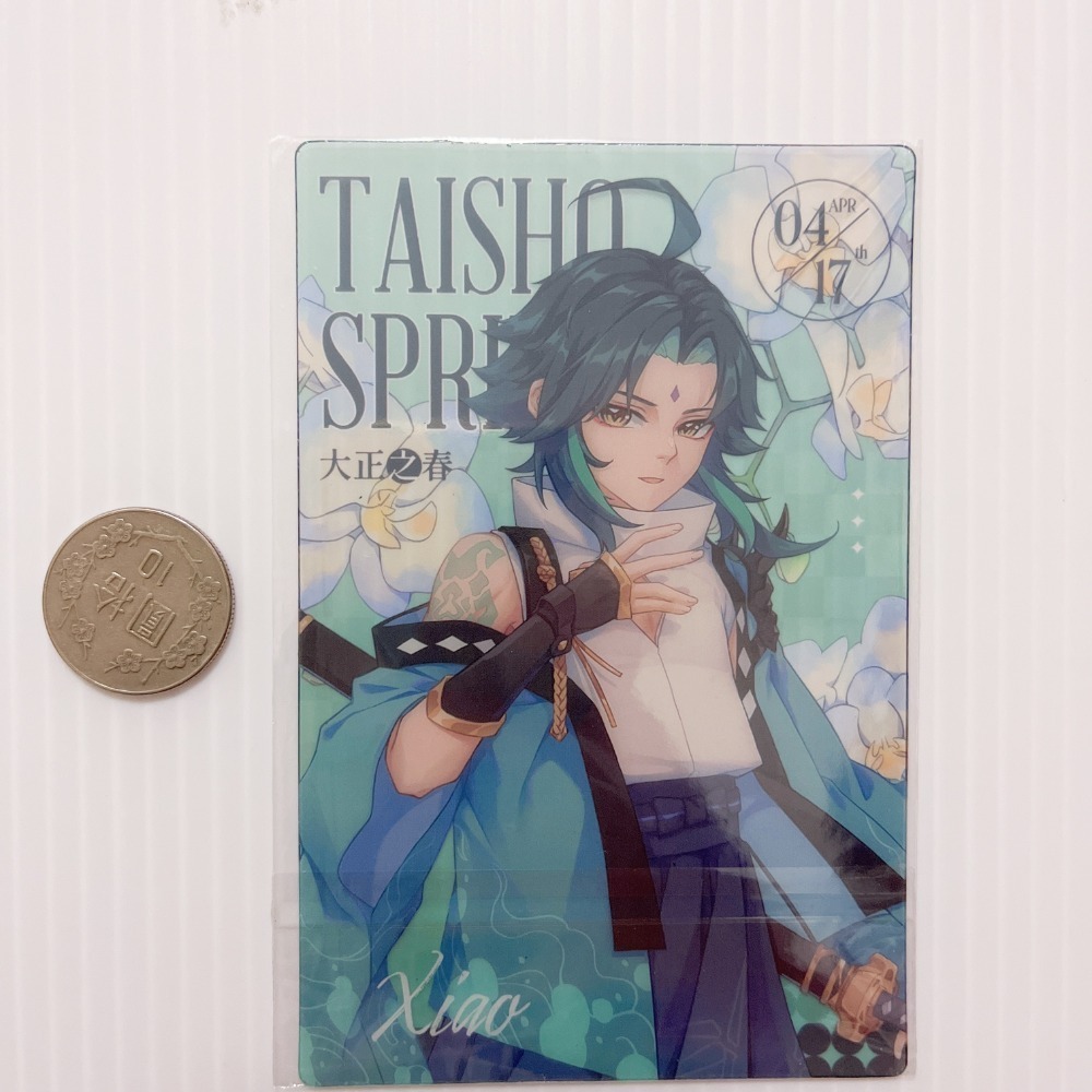 現貨🎐風精靈🎐原神同人｜魈 璃月 拍立得 明信片 紙夾相卡 花札牌 徽章 吊飾 透卡 原神周邊 原神週邊-規格圖3