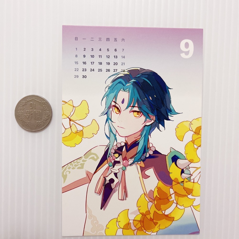 現貨🎐風精靈🎐原神同人｜魈 璃月 拍立得 明信片 紙夾相卡 花札牌 徽章 吊飾 透卡 原神周邊 原神週邊-規格圖3