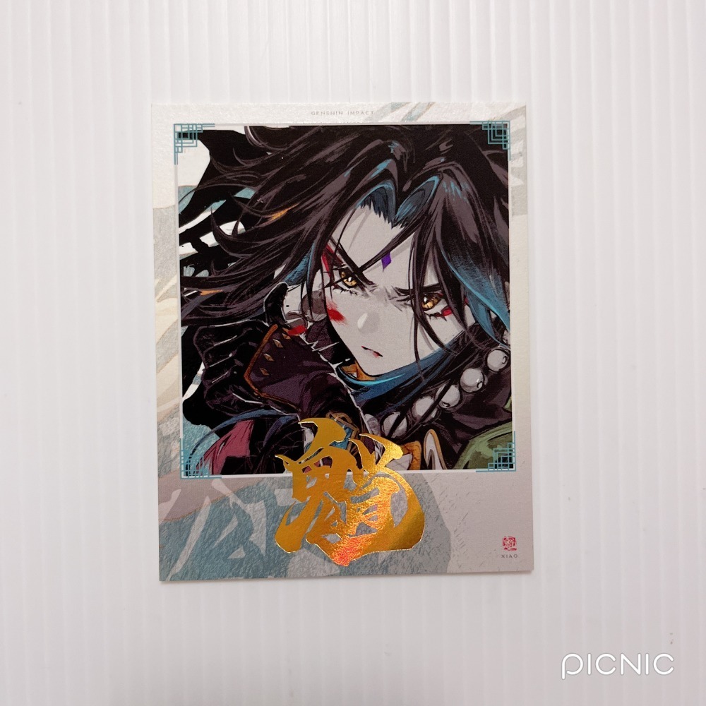 現貨🎐風精靈🎐原神同人｜魈 璃月 拍立得 明信片 紙夾相卡 花札牌 徽章 吊飾 透卡 原神周邊 原神週邊-規格圖3