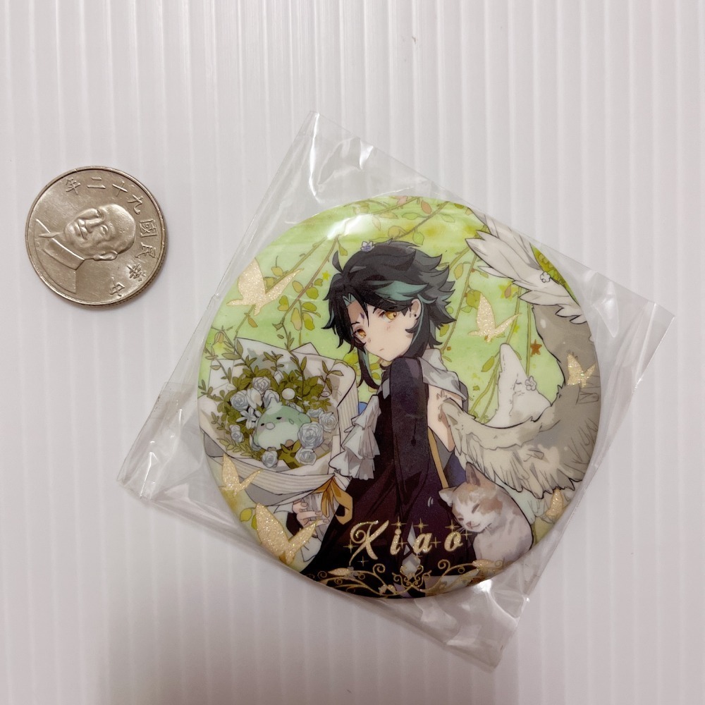 現貨🎐風精靈🎐原神同人｜魈 璃月 拍立得 明信片 紙夾相卡 花札牌 徽章 吊飾 透卡 原神周邊 原神週邊-規格圖3