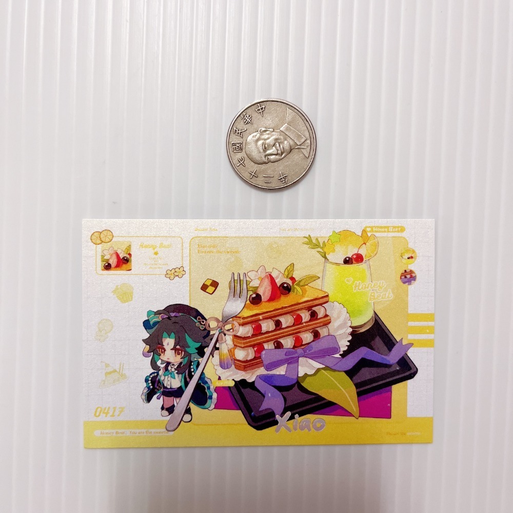 現貨🎐風精靈🎐原神同人｜魈 璃月 拍立得 明信片 紙夾相卡 花札牌 徽章 吊飾 透卡 原神周邊 原神週邊-規格圖3