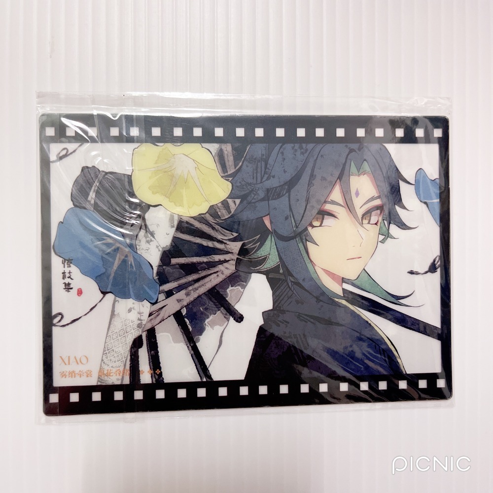 現貨🎐風精靈🎐原神同人｜魈 璃月 拍立得 明信片 紙夾相卡 花札牌 徽章 吊飾 透卡 原神周邊 原神週邊-規格圖3