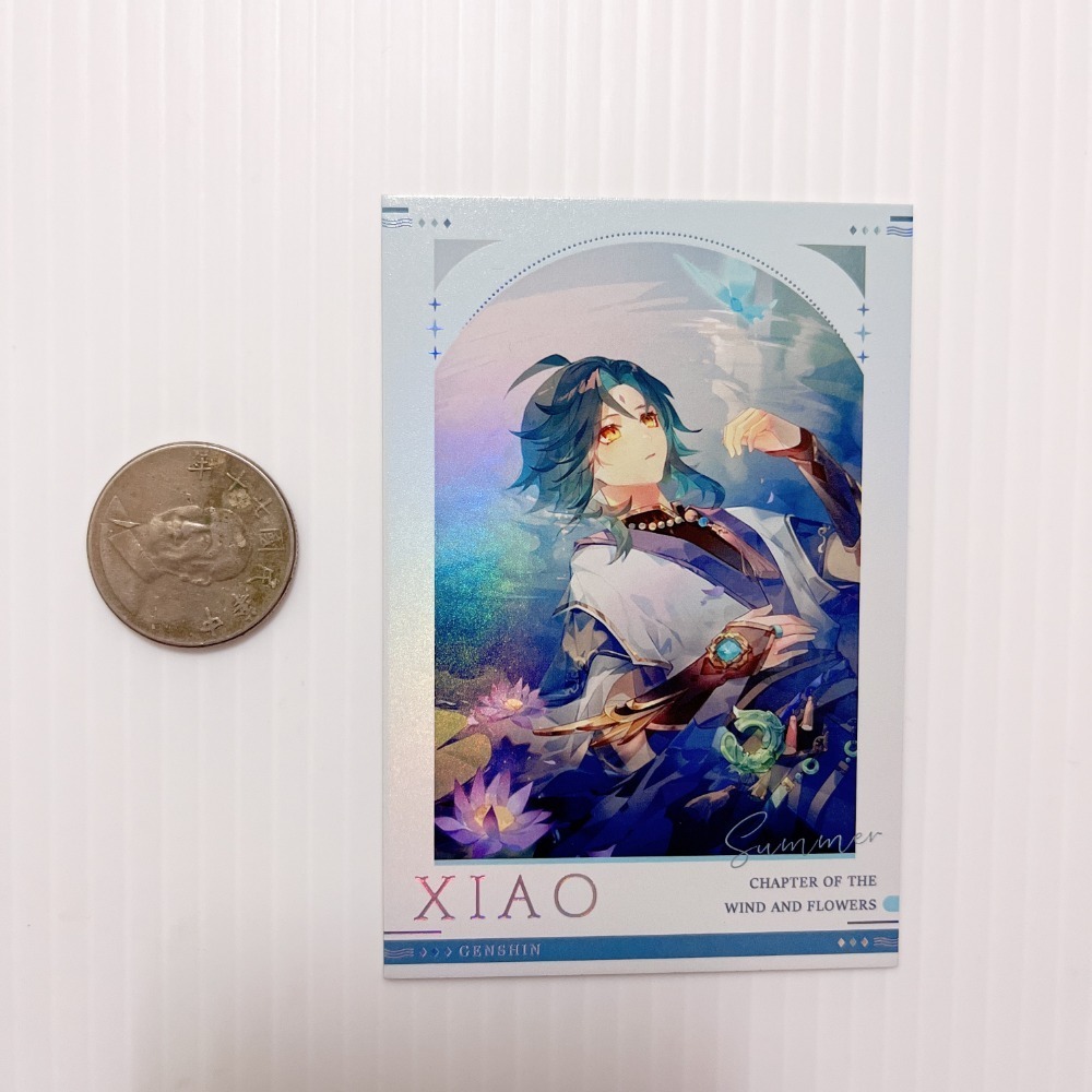 現貨🎐風精靈🎐原神同人｜魈 璃月 拍立得 明信片 紙夾相卡 花札牌 徽章 吊飾 透卡 原神周邊 原神週邊-規格圖3