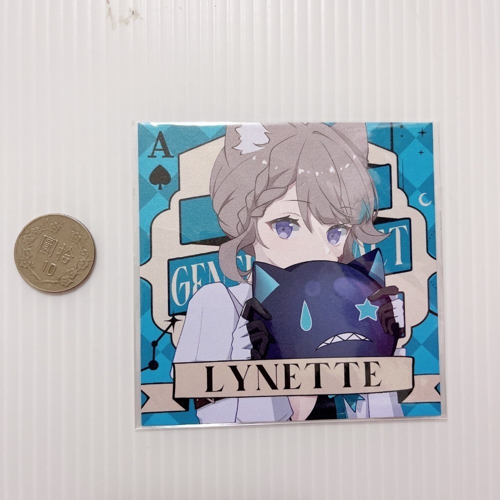 現貨🎐風精靈🎐原神同人｜林尼 琳妮特 楓丹 拍立得 明信片 方卡 小立牌 色紙 吊飾 塔羅牌 原神周邊 原神週邊-規格圖4