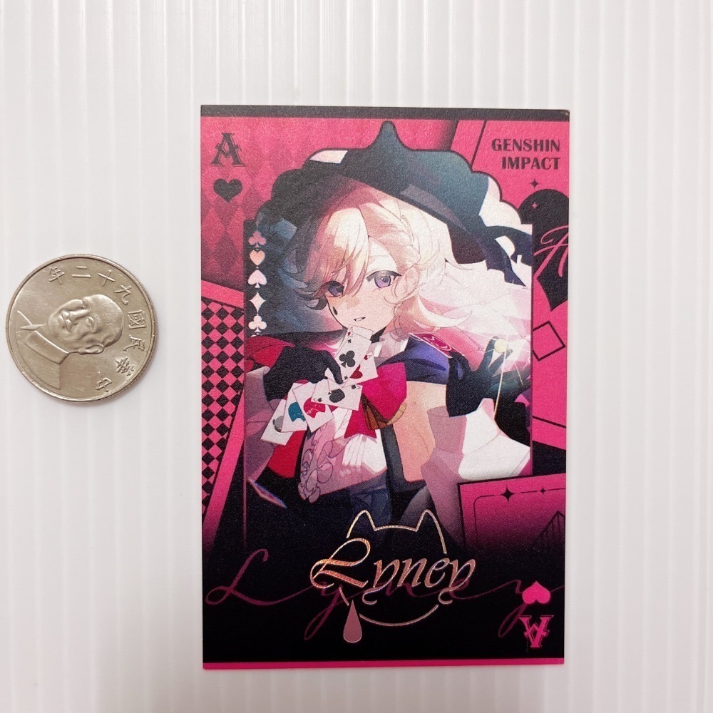 現貨🎐風精靈🎐原神同人｜林尼 琳妮特 楓丹 拍立得 明信片 方卡 小立牌 色紙 吊飾 塔羅牌 原神周邊 原神週邊-規格圖4