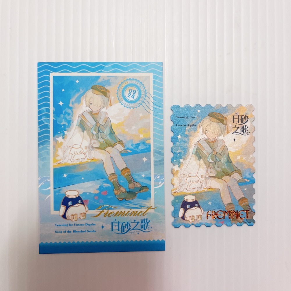現貨🎐風精靈🎐原神同人｜菲米尼 那維萊特 萊歐斯利 楓丹 拍立得 明信片 吊飾 紙夾相卡 原神周邊 原神週邊-規格圖2