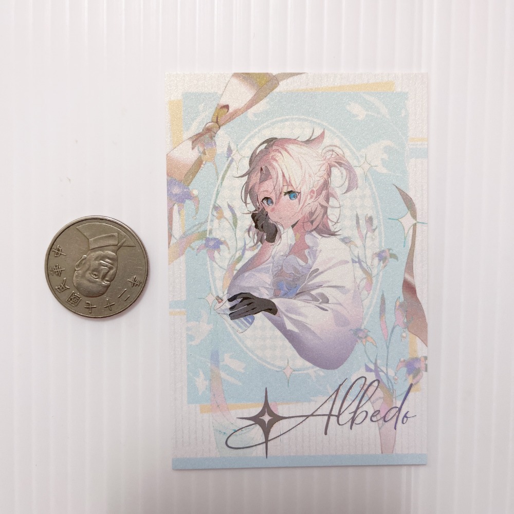 現貨🎐風精靈🎐原神同人｜阿貝多 蒙德 拍立得 明信片 透卡 鐳射票 娃娃 立牌 吊飾 原神周邊 原神週邊-規格圖2