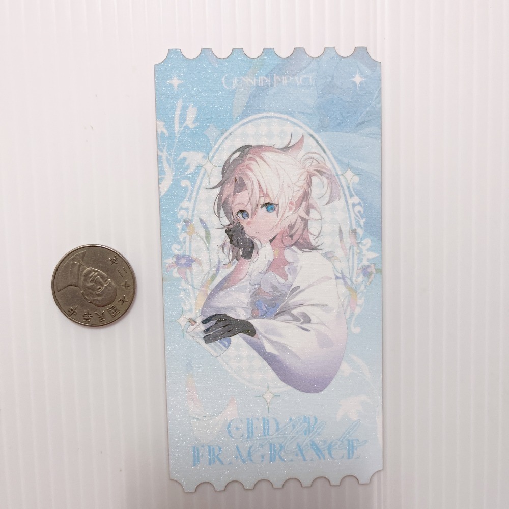 現貨🎐風精靈🎐原神同人｜阿貝多 蒙德 拍立得 明信片 透卡 鐳射票 娃娃 立牌 吊飾 原神周邊 原神週邊-規格圖2