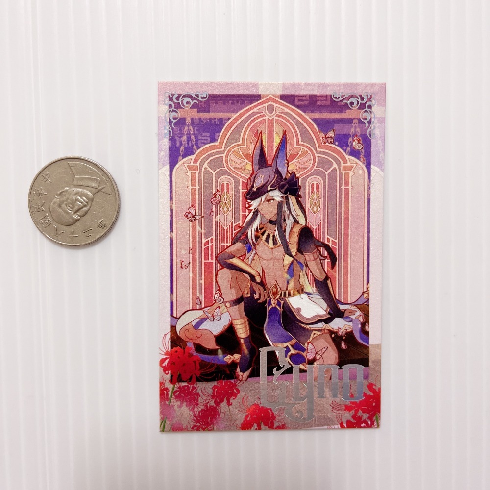 現貨🎐風精靈🎐原神同人｜賽諾 須彌 拍立得 明信片 透卡 鐳射票 小麻將 票根 色紙 原神周邊 原神週邊-規格圖1