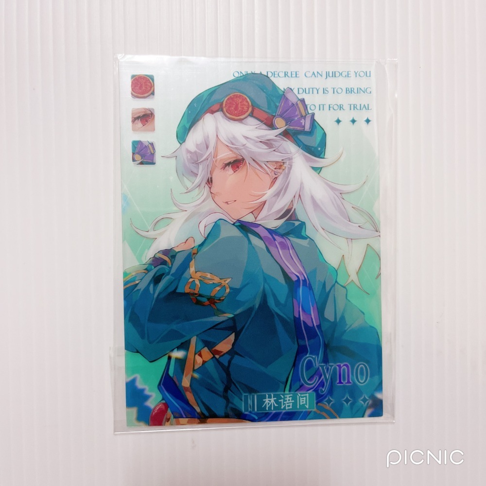 現貨🎐風精靈🎐原神同人｜賽諾 須彌 拍立得 明信片 透卡 鐳射票 小麻將 票根 色紙 原神周邊 原神週邊-規格圖1