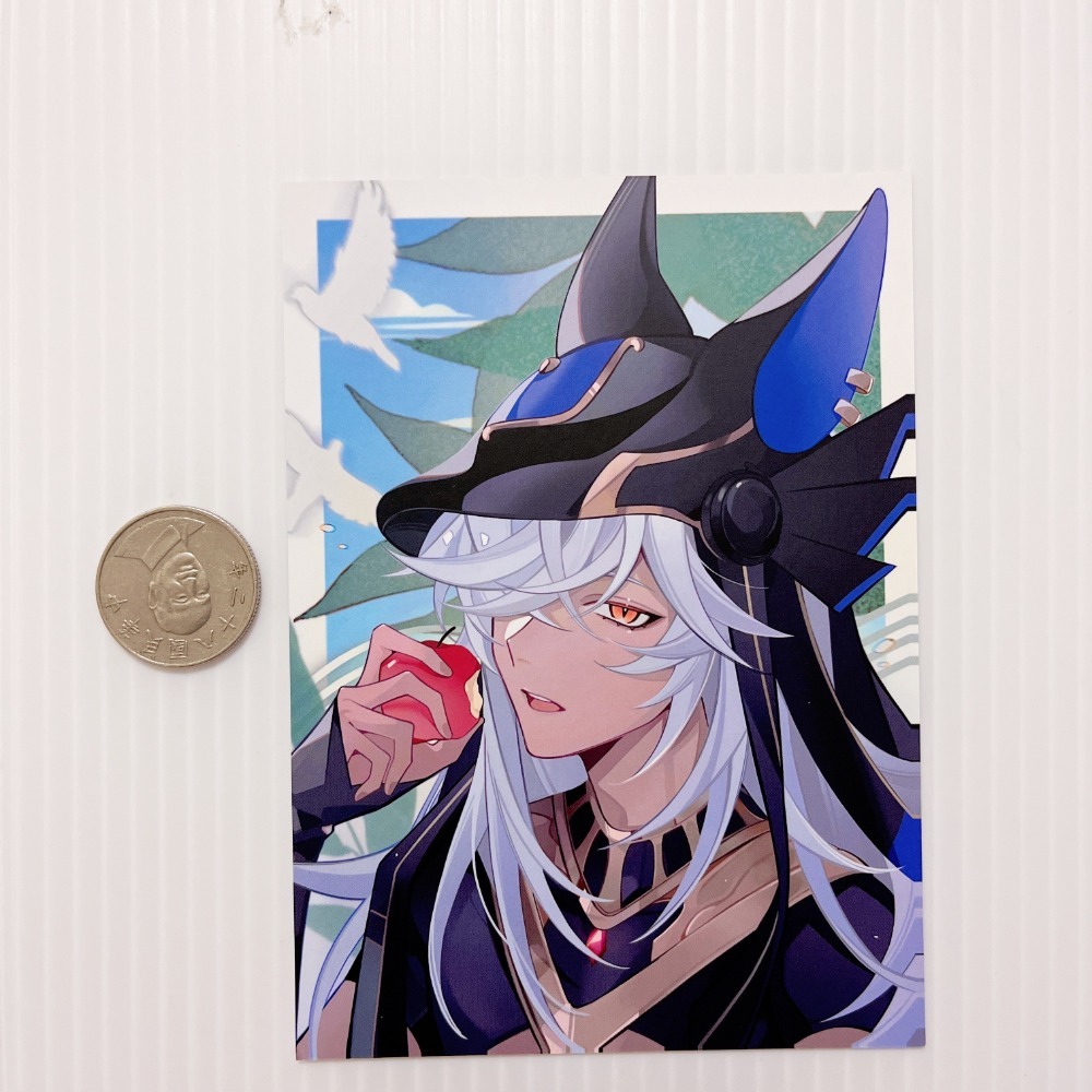 現貨🎐風精靈🎐原神同人｜賽諾 須彌 拍立得 明信片 透卡 鐳射票 小麻將 票根 色紙 原神周邊 原神週邊-規格圖1