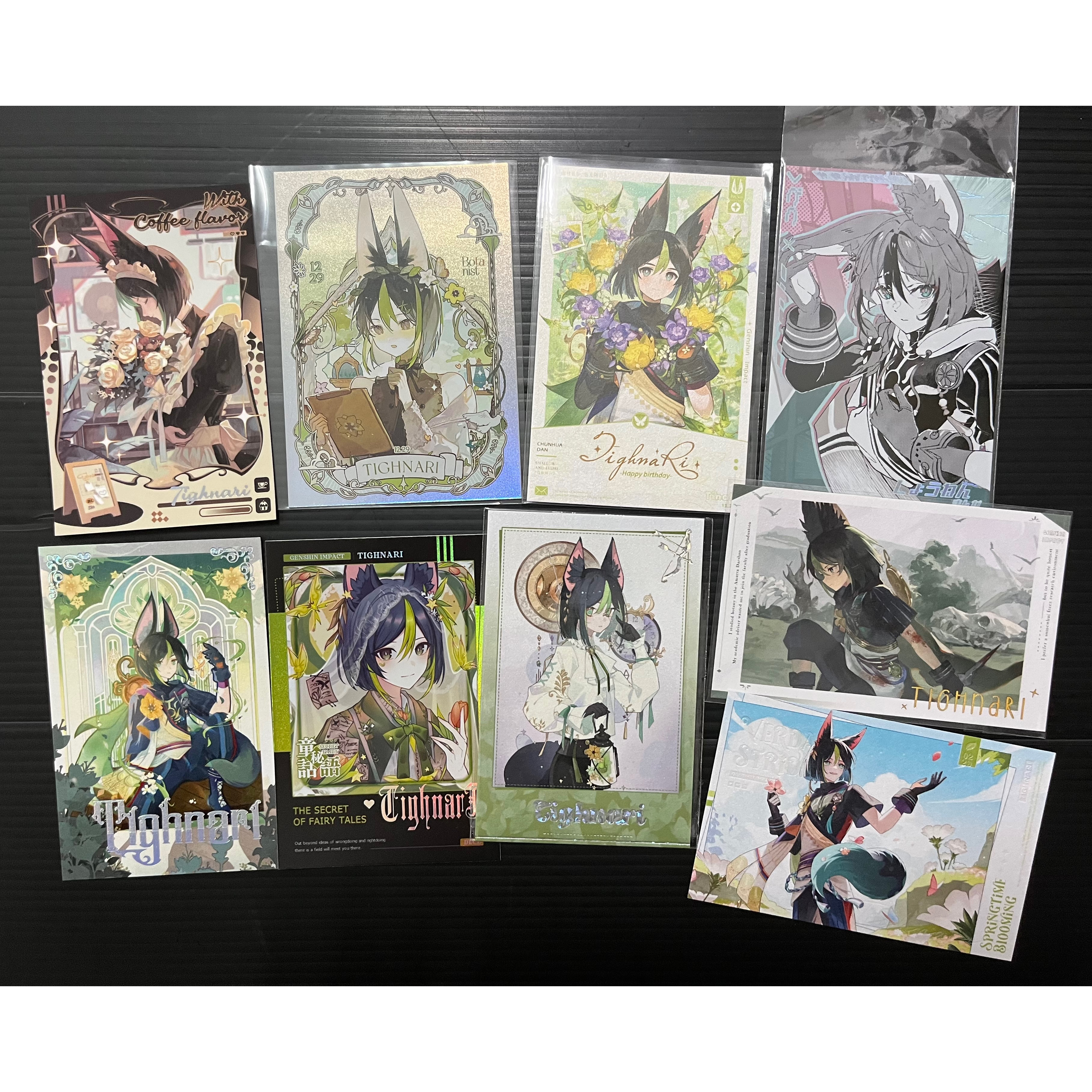 現貨🎐風精靈🎐原神同人｜提納里 須彌 拍立得 明信片 徽章 吊飾 方卡 小麻將 透卡 原神周邊 原神週邊-細節圖2