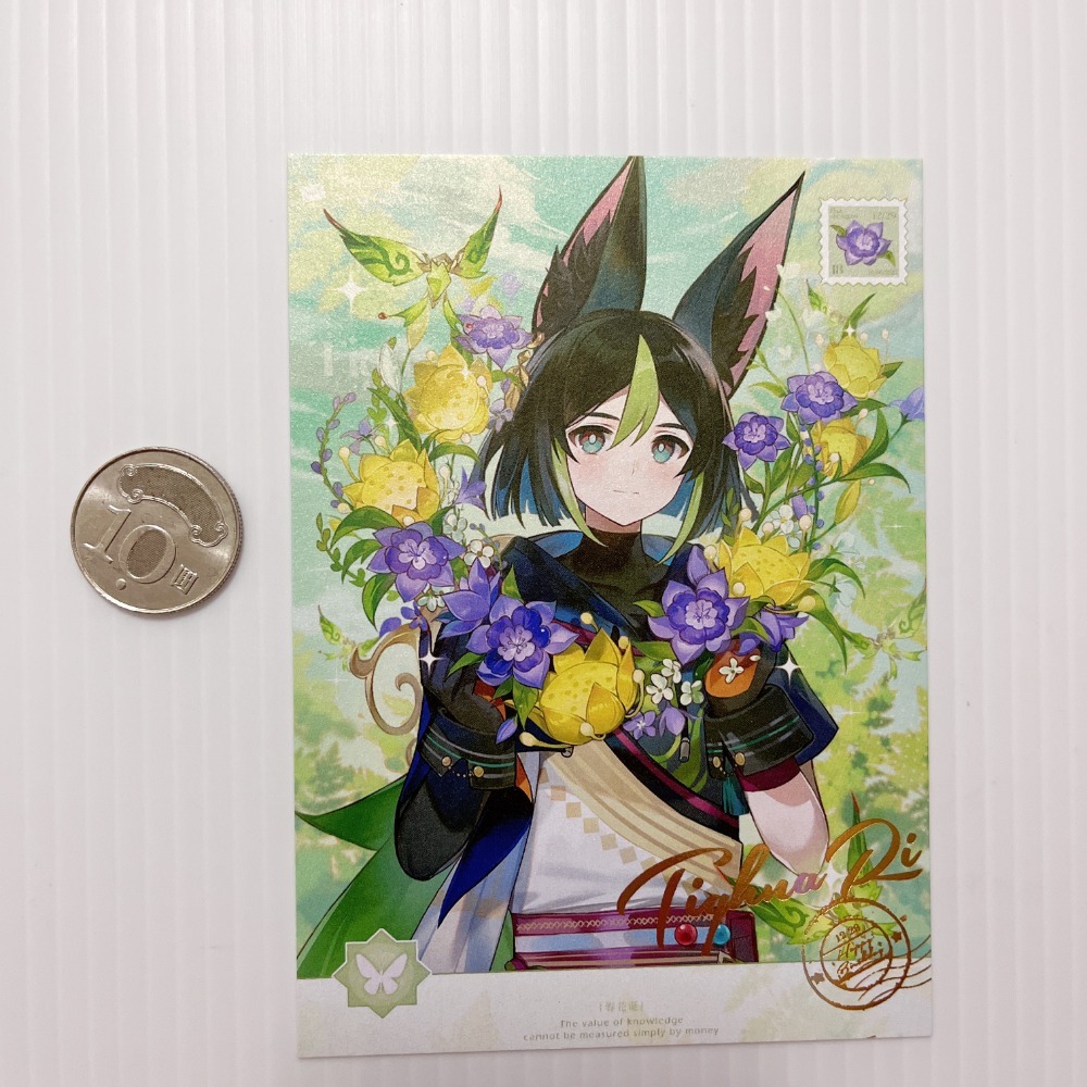 現貨🎐風精靈🎐原神同人｜提納里 須彌 拍立得 明信片 徽章 吊飾 方卡 小麻將 透卡 原神周邊 原神週邊-規格圖2