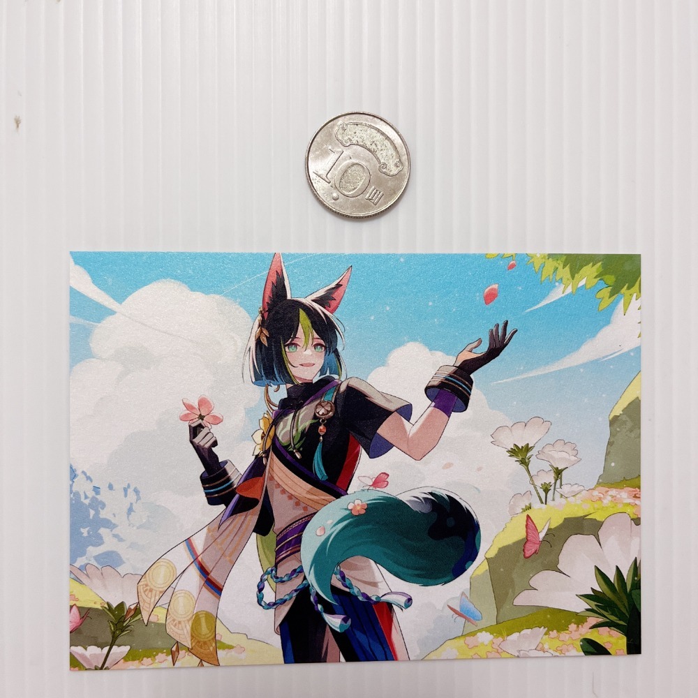 現貨🎐風精靈🎐原神同人｜提納里 須彌 拍立得 明信片 徽章 吊飾 方卡 小麻將 透卡 原神周邊 原神週邊-規格圖2