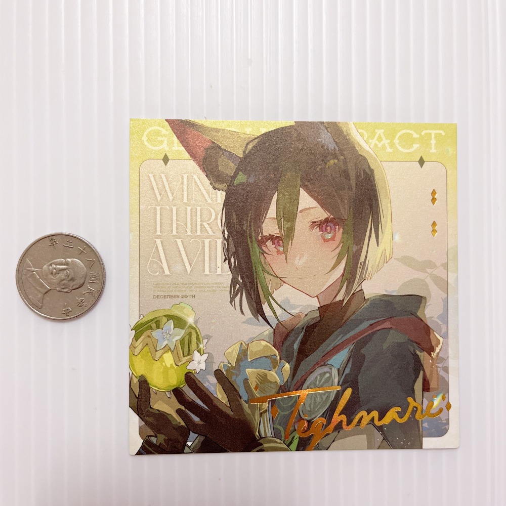 現貨🎐風精靈🎐原神同人｜提納里 須彌 拍立得 明信片 徽章 吊飾 方卡 小麻將 透卡 原神周邊 原神週邊-規格圖2
